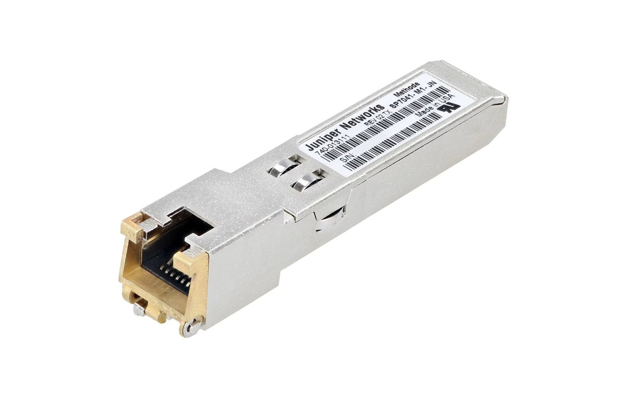Juniper SFP-1GE-T 1000Base-T Copper RJ45 SFP Transceiver Module | USED Main image
