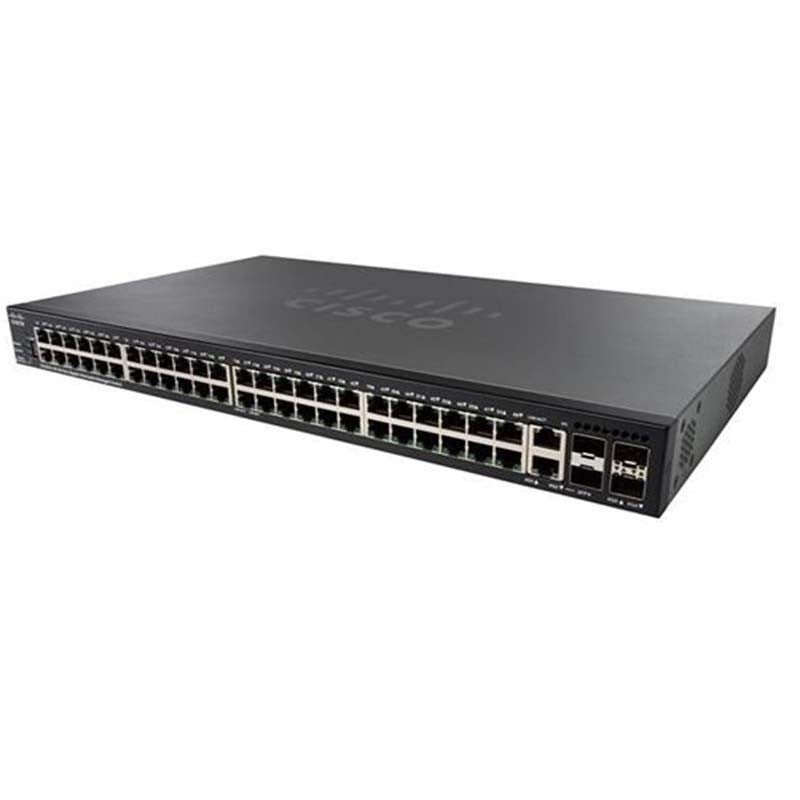 Cisco SG350X-48P-K9 SG350X 48个千兆以太网PoE+端口，382W功率，4个万兆SFP+端口，176Gbps带宽，可堆叠，L3管理型交换机 <tc>交换机</tc> | 二手