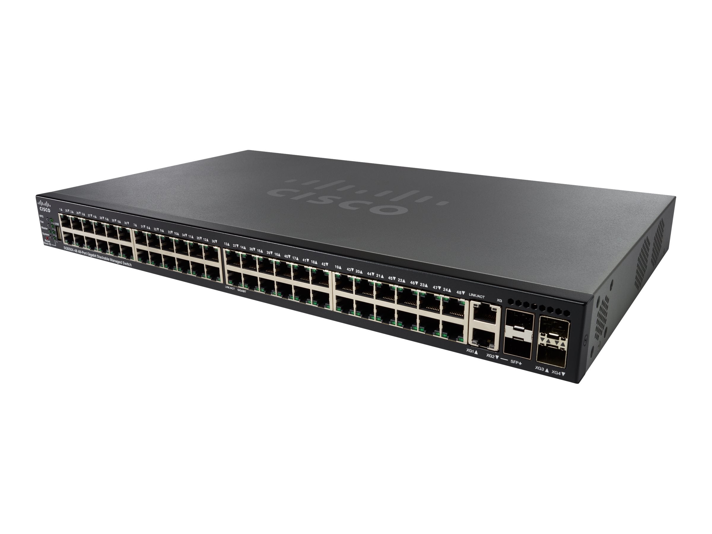 CISCO SG550X-48P-K9 550X SERIES 48 PORT POE GIGABIT MANAGED SWITCH 4X 10GE - | NEW Main image