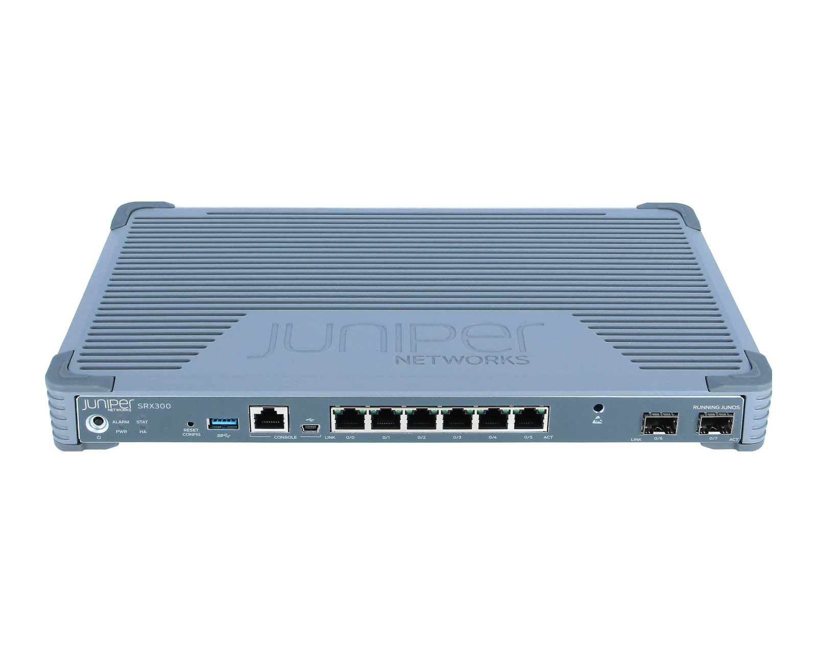 瞻博网络 SRX300-SYS-JB SRX300 8x 1GbE 1.9 Gbps NGFW SD-WAN 无风扇分支防火墙 - |新的