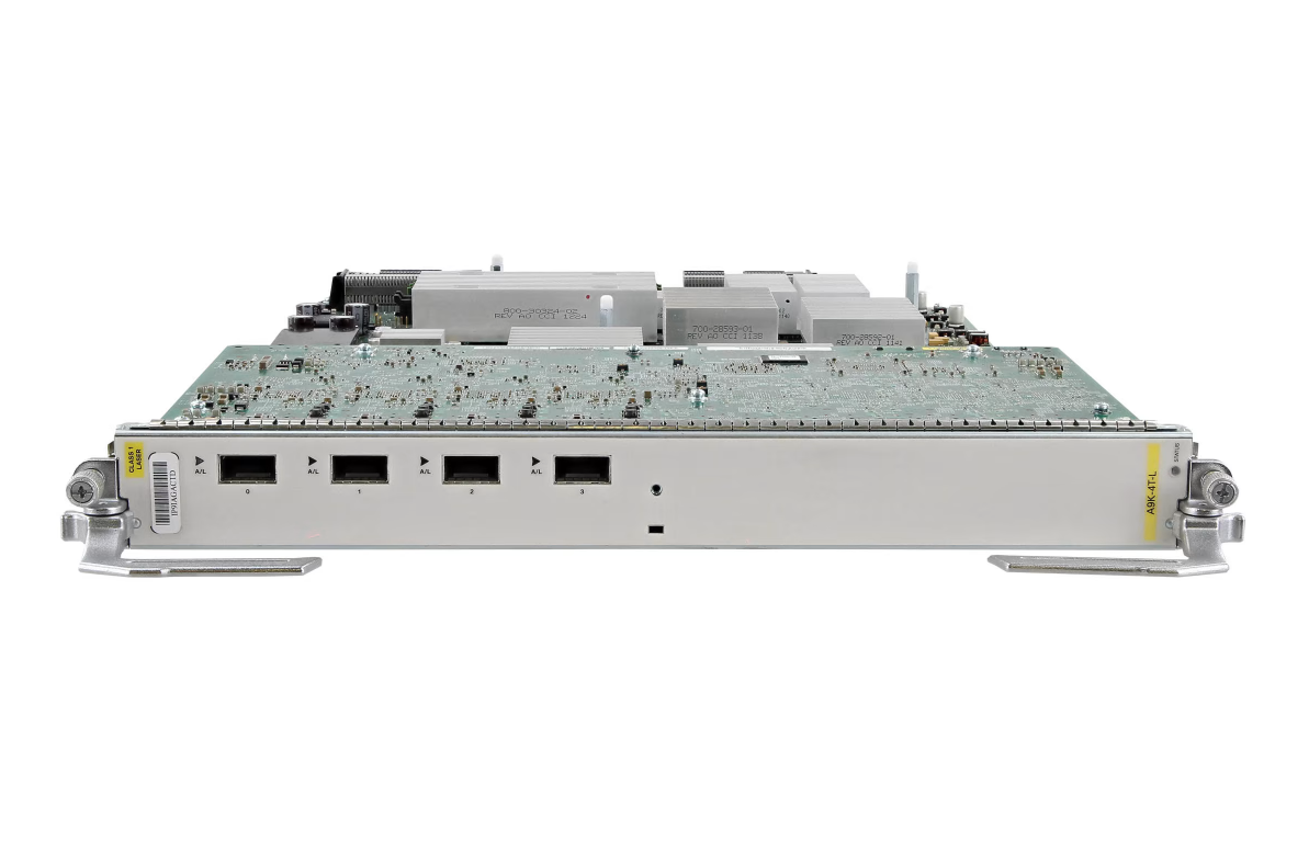 思科 A9K-4T-L ASR 9000 4 連接埠 10GE XFP 低佇列線路卡 - |新的