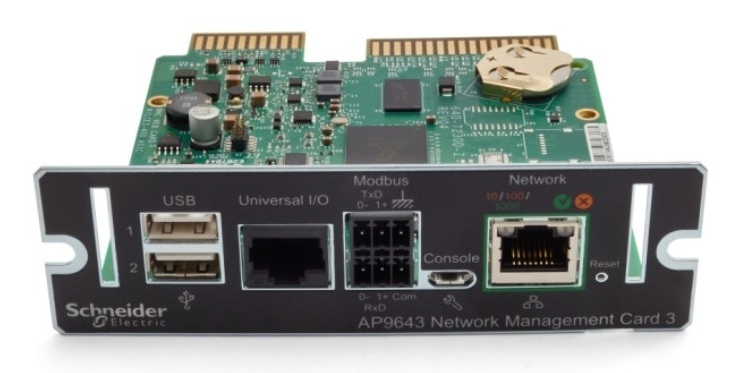 (<tc>NEU</tc>) APC UPS Netzwerkmanagementkarte 3 mit Umgebungsüberwachung und MODBUS AP9643