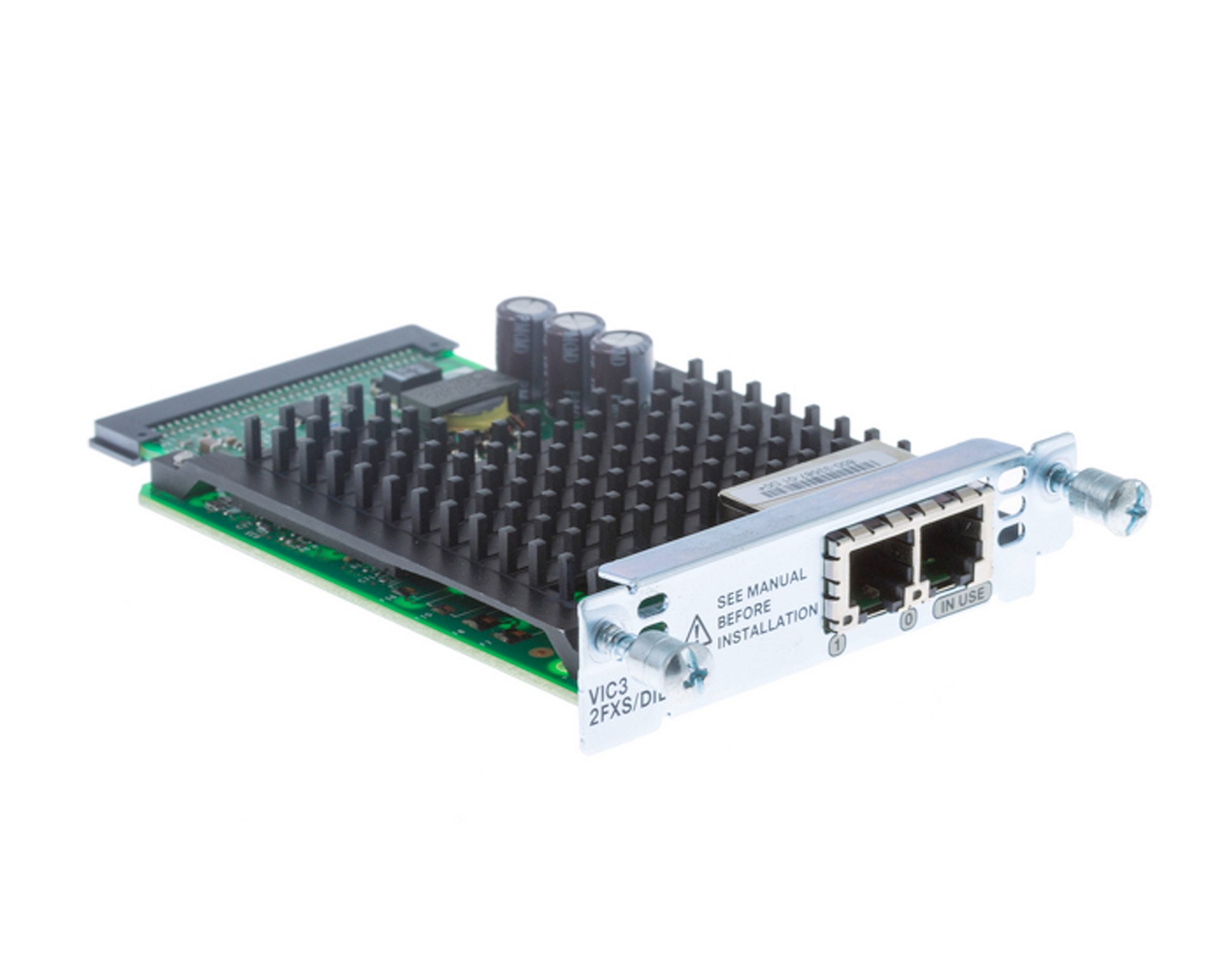 Module réseau voix/fax numérique haute densité Cisco VIC3-2FXS/DID 2 ports | UTILISÉ Image principale