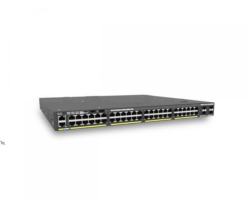 思科 WS-C2960X-48LPS-L 48 端口千兆以太网 PoE <tc>交换机</tc> 740W 交流电源 2x SFP+ LAN | 二手