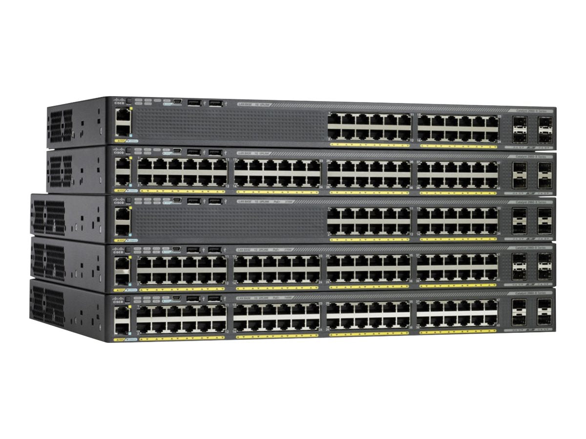Cisco Catalyst 2960X-48TD-L - <tc>交换机</tc> - 48 个端口 - 可管理 - 机架式 - | 新品