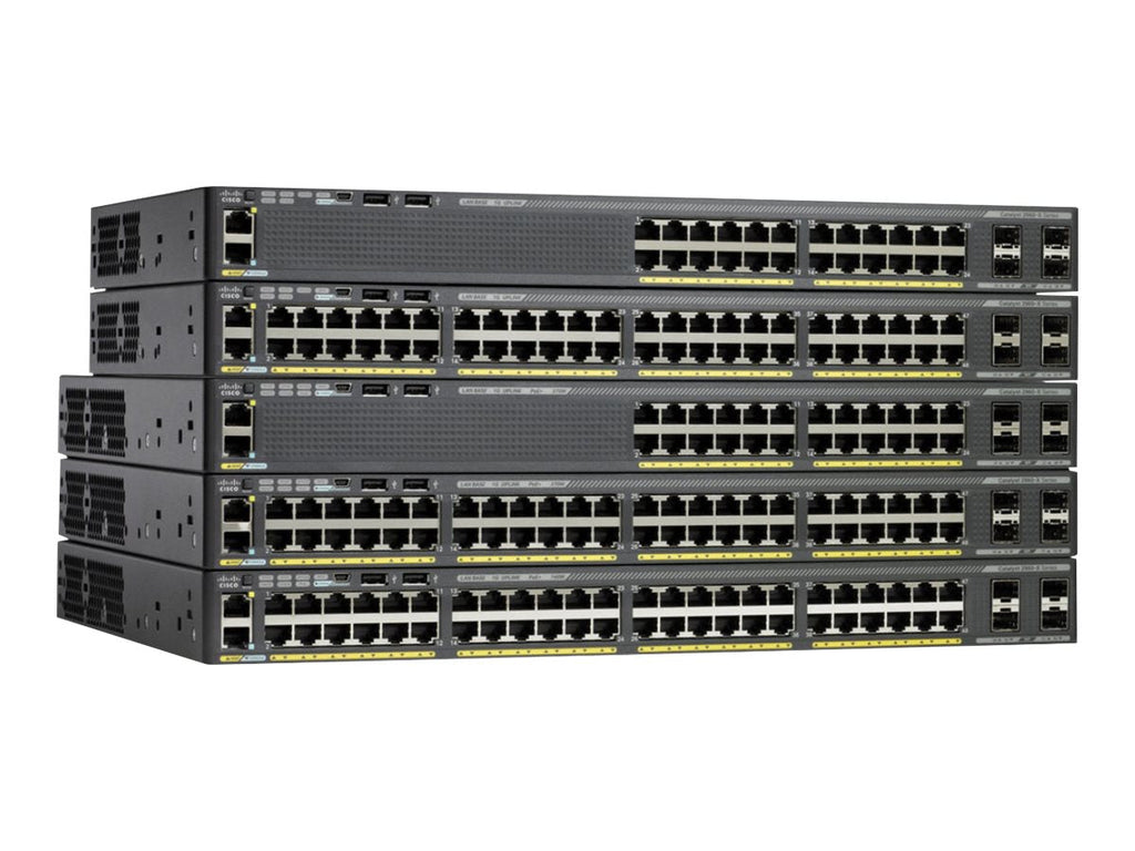 Cisco Catalyst 2960X-48LPS-L - <tc>交换机</tc> - 48 个端口 - 可管理 - 机架式 | 二手
