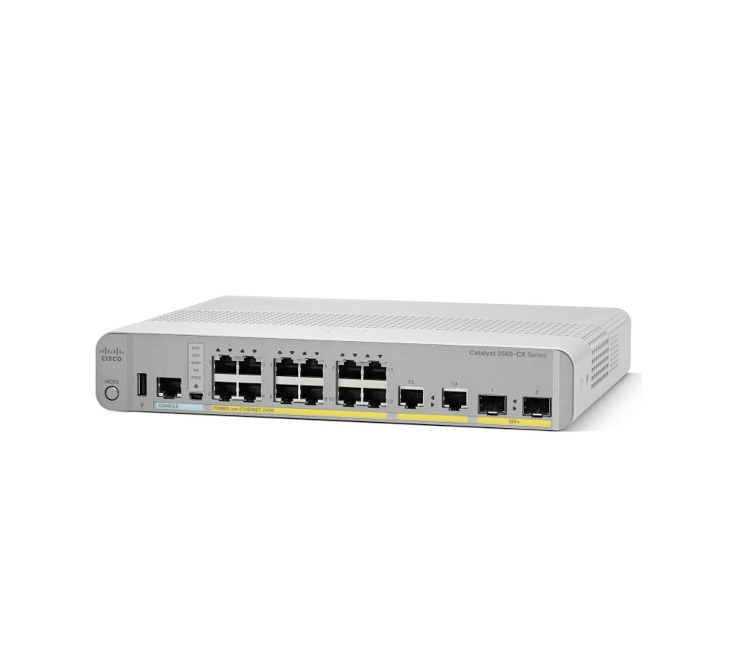 Cisco WS-C3560CX-12TC-S 12-Port Managed Layer 3 Switch - 12 x 10/100/1000 | USED