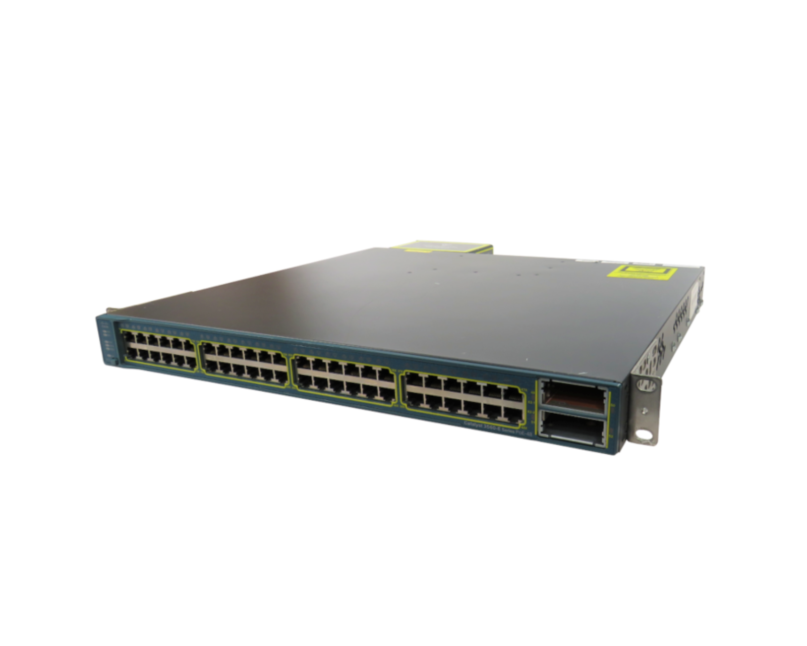 CISCO WS-C3560E-48PD-SF 48ポート IPベース PoE <tc>ネットワークスイッチ</tc> 2X X2 10GEポート 1150WAC電源 | 中古