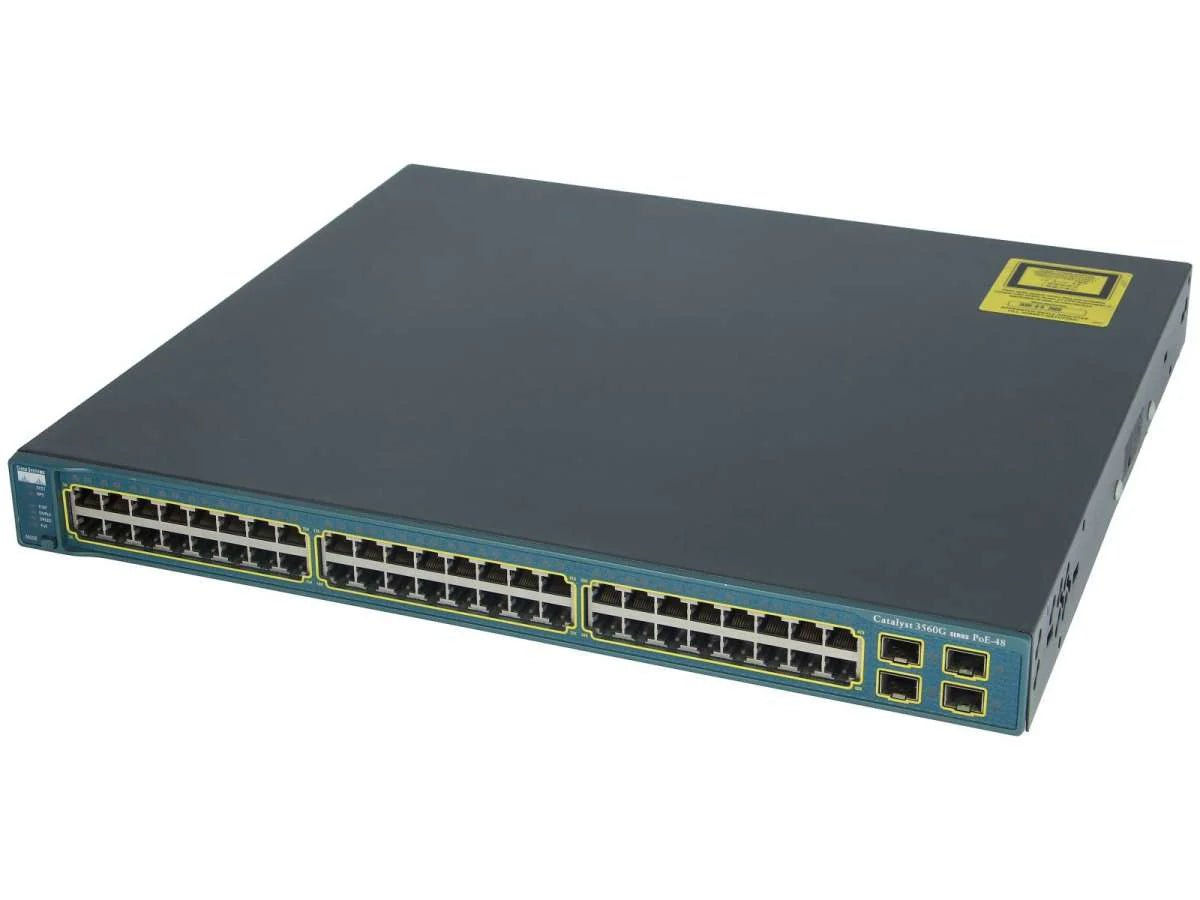 Cisco WS-C3560G-48PS-S 3560 Serie 48x 1GB RJ-45 + 4x1GB SFP PoE <tc>Switch</tc> | GEBRAUCHT