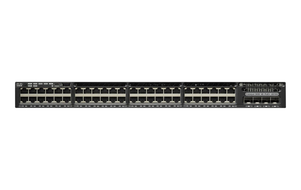 Cisco WS-C3650-48FS-E 千兆以太网 <tc>交换机</tc> 48端口PoE+ IP服务交流电源 4x1G SFP - | 新品