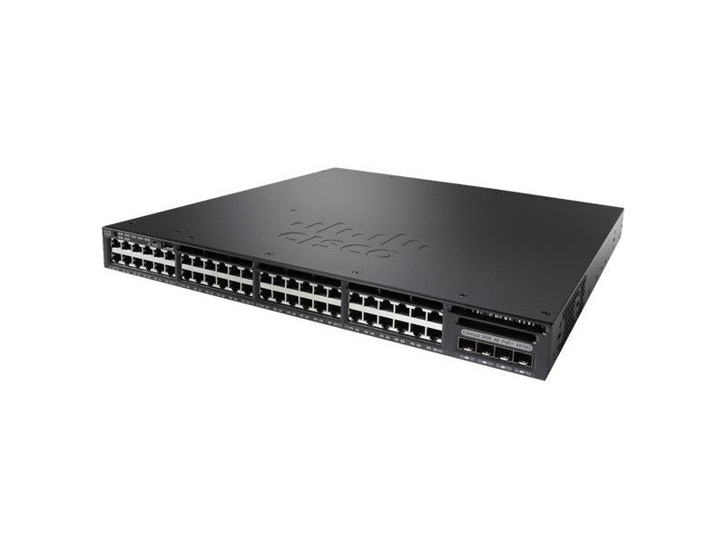 CISCO WS-C3650-48PQ-S CATALYST 3650 48 端口 POE 4X10G 上行链路 IP 底座 |用过的