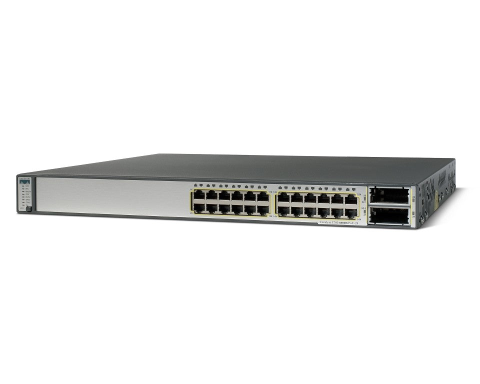 CISCO WS-C3750E-24PD-S 24-PORT GIG 2X 10GE 3750E W/ 750W AC PWR | USED Main image