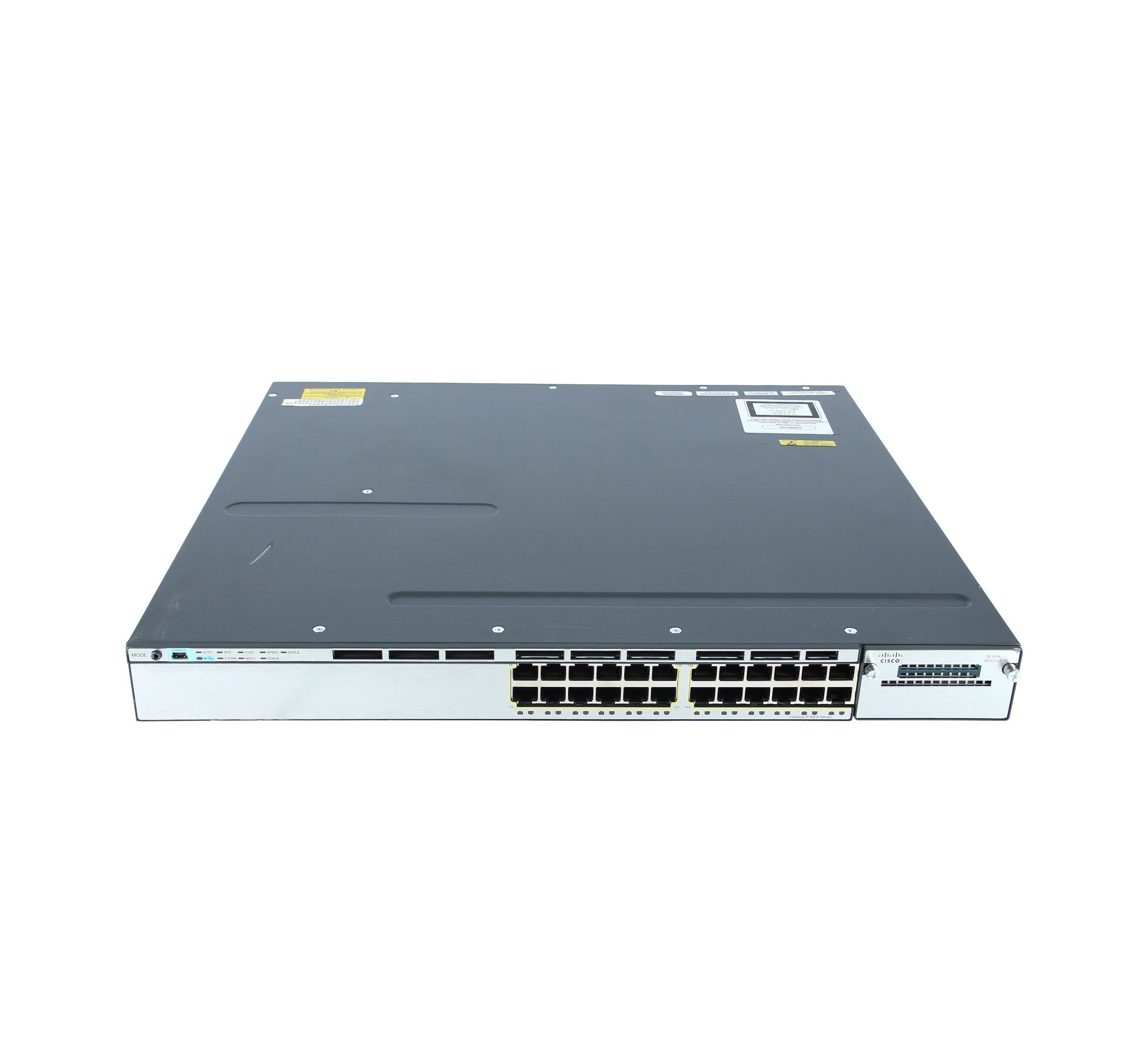 Cisco WS-C3750X-24P-L Catalyst 3750X 24 ports PoE avec Sigle AC | UTILISÉ Image principale