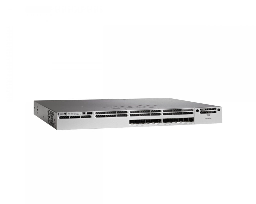 Cisco WS-C3850-12S-E Catalyst 3850 12-Port GbE SFP Non-PoE StackWise-480 IP Services Switch | USED