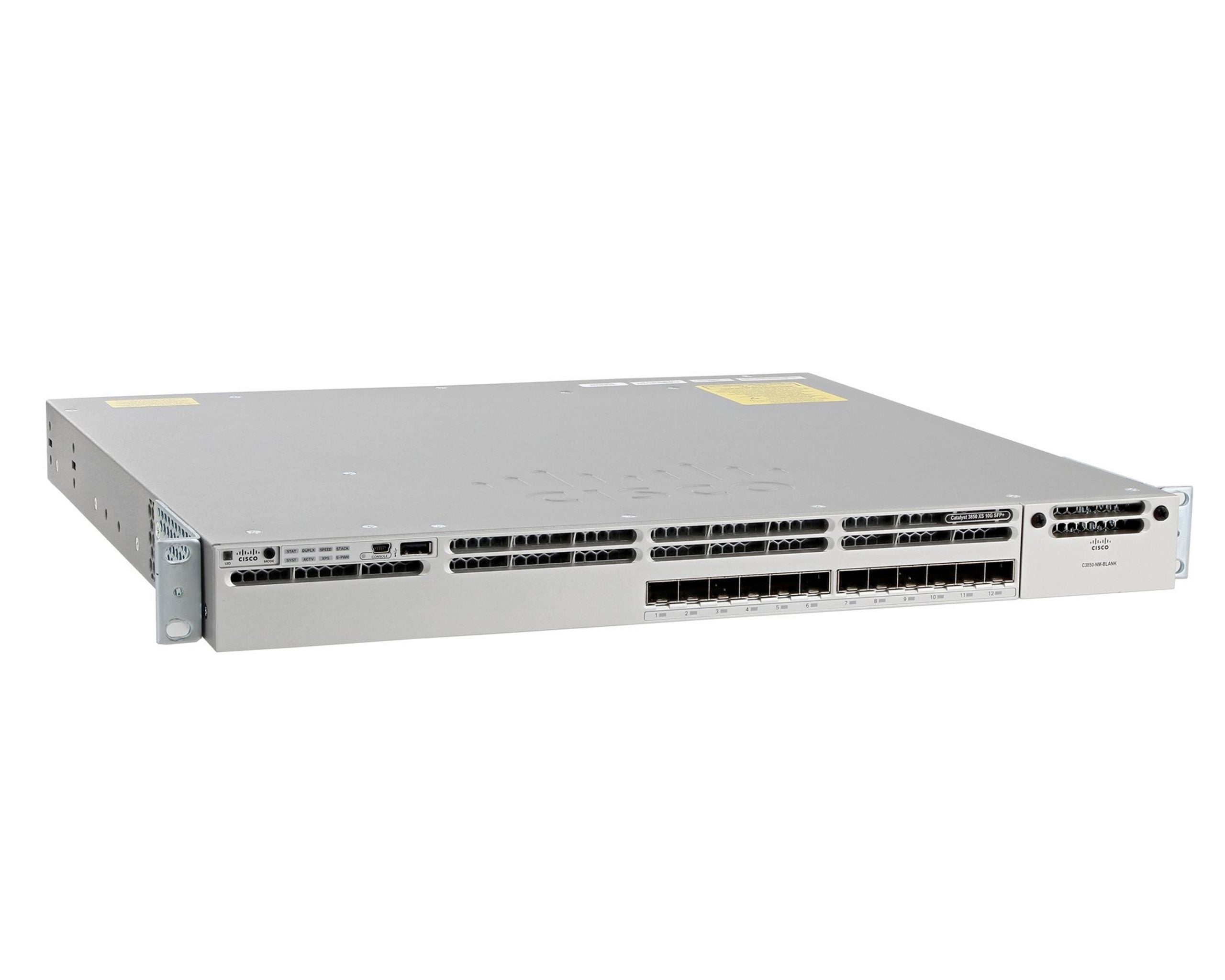 Cisco WS-C3850-12XS-E Catalyst 3850 12埠 SFP+ StackWise-480 IP 服務堆疊式交換機 <tc>交換機</tc> | 二手 次要影像