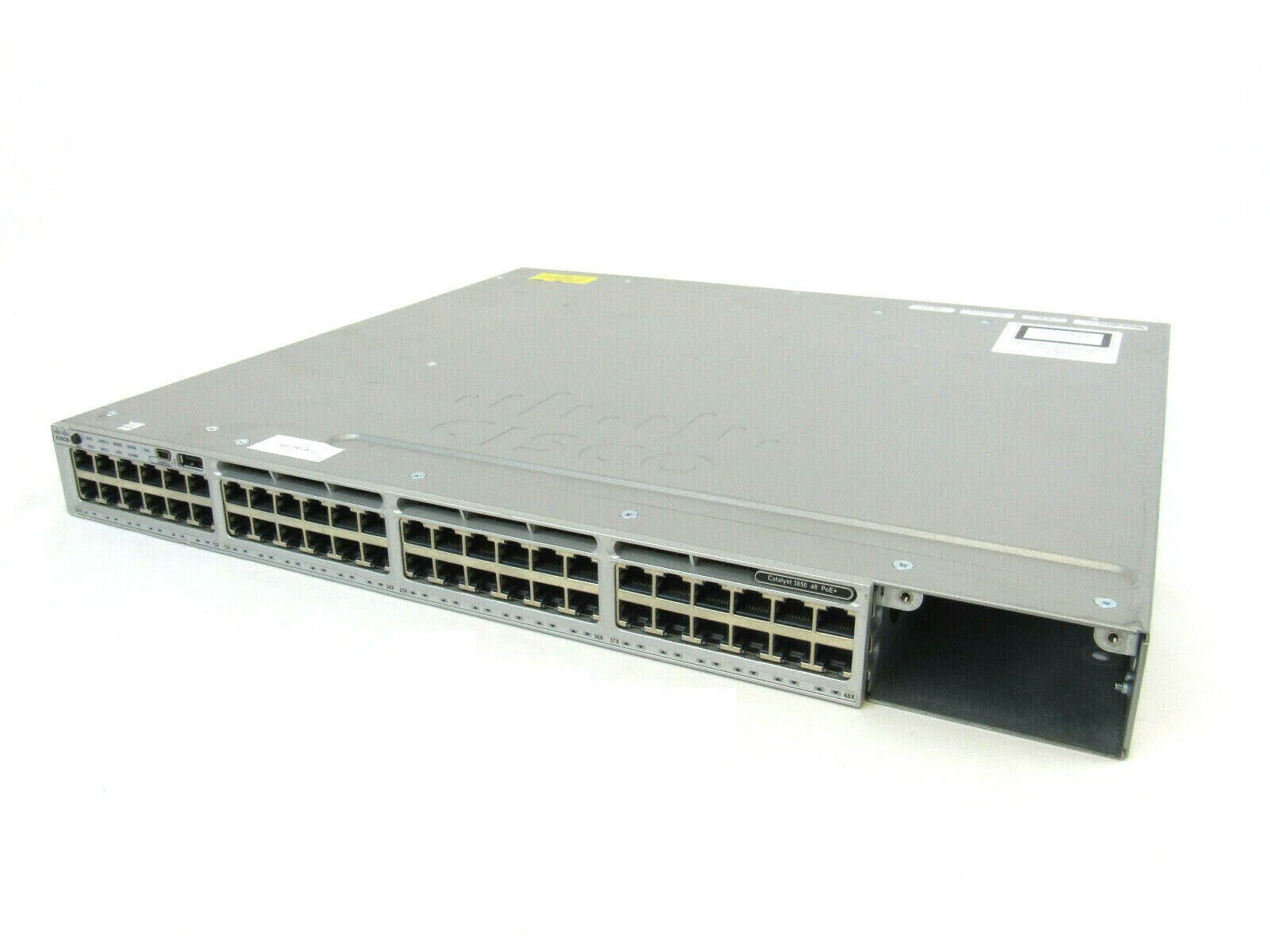 CISCO WS-C3850-48PW-S 48 PORTS GIGE POE+ <tc>Switch</tc> Base IP avec 5 points d'accès 3850-48PW-S - | NOUVEAU Image principale