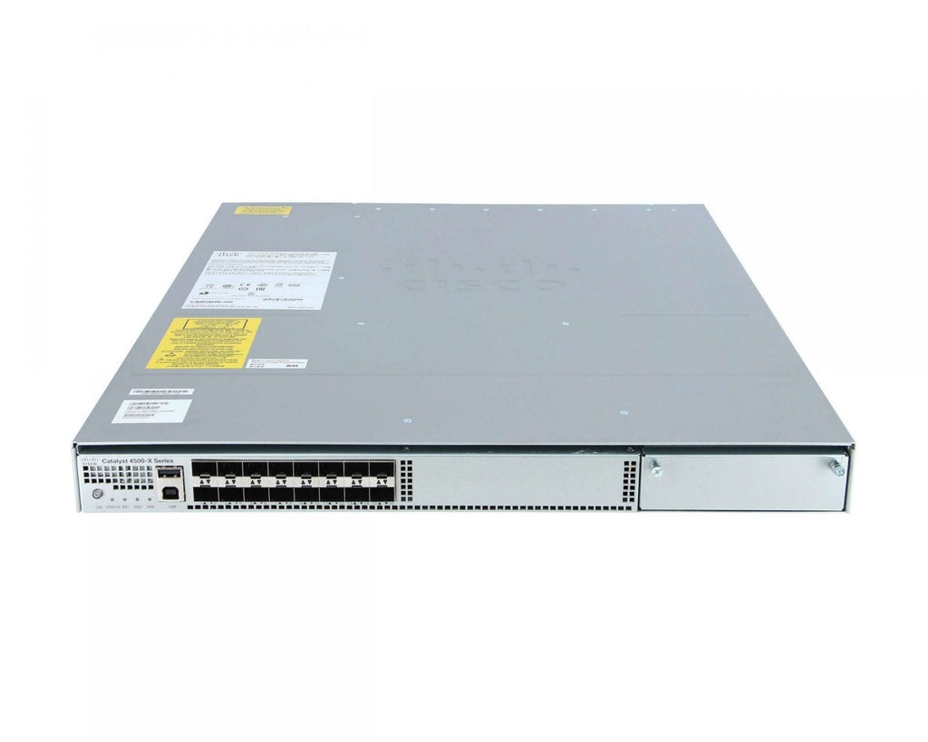Cisco WS-C4500X-16SFP+ Catalyst 4500-X 16x 10G SFP+ 800 Gbps IP Base Layer 3 Campus Aggregation Switch | USED