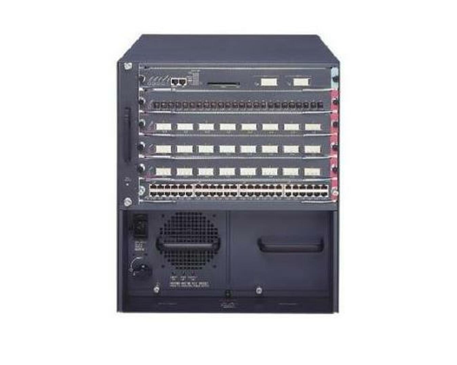 WS-C6506-E Catalyst 6500 Enhanced 6-slot chassis, 12RU, no PS, no Fan Tray - | NEW Main image