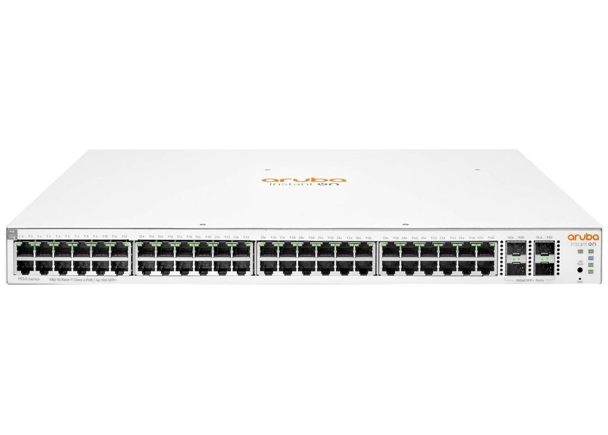 HPE Aruba Instant On 1930 JL685A 48ポート ギガビット ファンレス スマート <tc>ネットワークスイッチ</tc> 10G SFP+ポート×4個 | 中古品