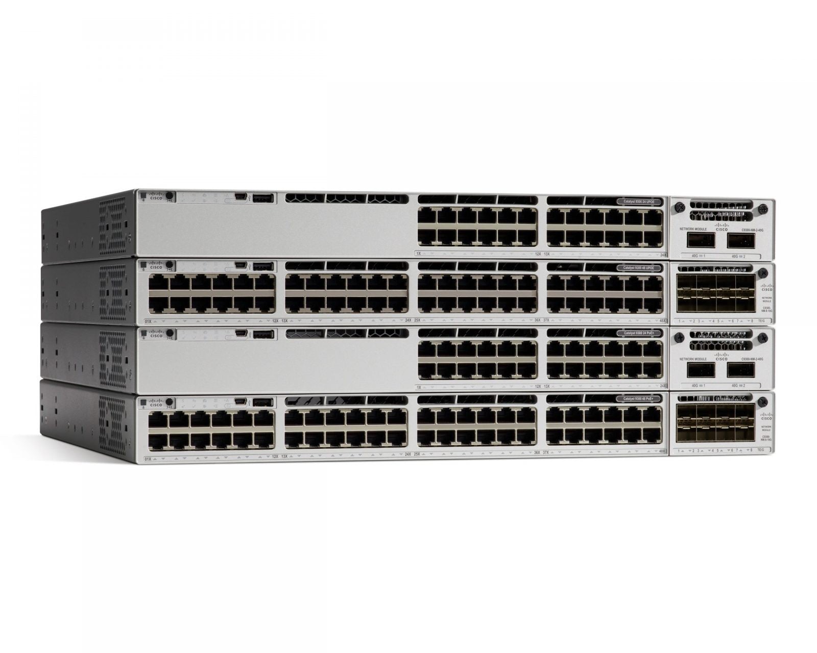 Cisco C9300-48P-A Catalyst 9300 48-Port GbE PoE+ 437W 4x 10G StackWise-480 Network Advantage Switch - | NEW Secondary image