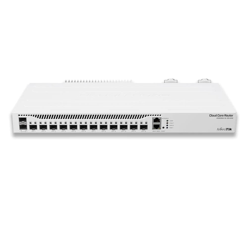 MikroTik CCR2004-1G-12S+2XS Cloud Core Router 12x 10GbE SFP+ 2x 25GbE SFP28 RouterOS L6 - | NEW