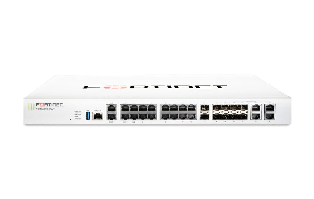 フォーティネット FortiGate FG-100F 20 Gbps NGFW SD-WAN ファイアウォール アプライアンス - |新しい