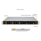 Supermicro SYS-111R-M UP 1U 准系统单英特尔至强 E-2400 系列处理器 |新的
