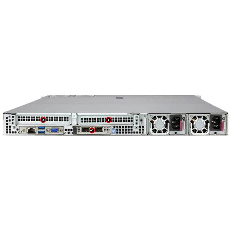 Supermicro AS-1116CS-TN 1U CloudDC ベアボーン シングル AMD EPYC 9005/9004 シリーズ プロセッサ |新しい