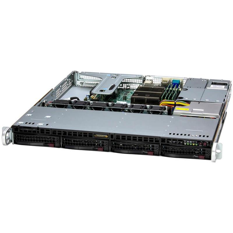 Supermicro SYS-511R-M UP 1U Barebone Single Socket Intel Xeon E-2400 Series Prozessoren und Pentium Prozessoren 12. Generation | NEU Hauptbild