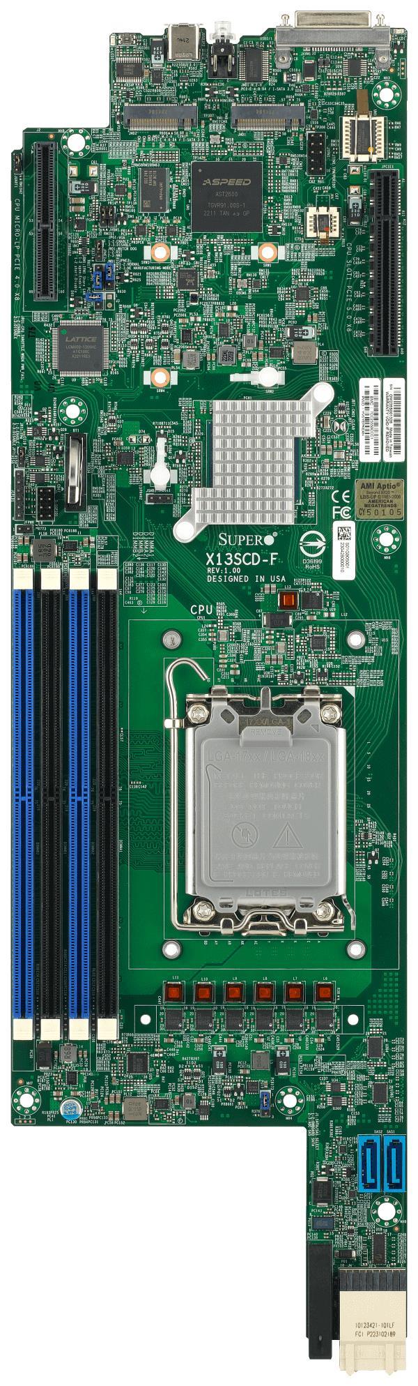 Supermicro SYS-531MC-H8TNR Microcloud 3U Barebone Single Intel Xeon E-2400/Pentium G7400 und G6400T Prozessoren | NEU