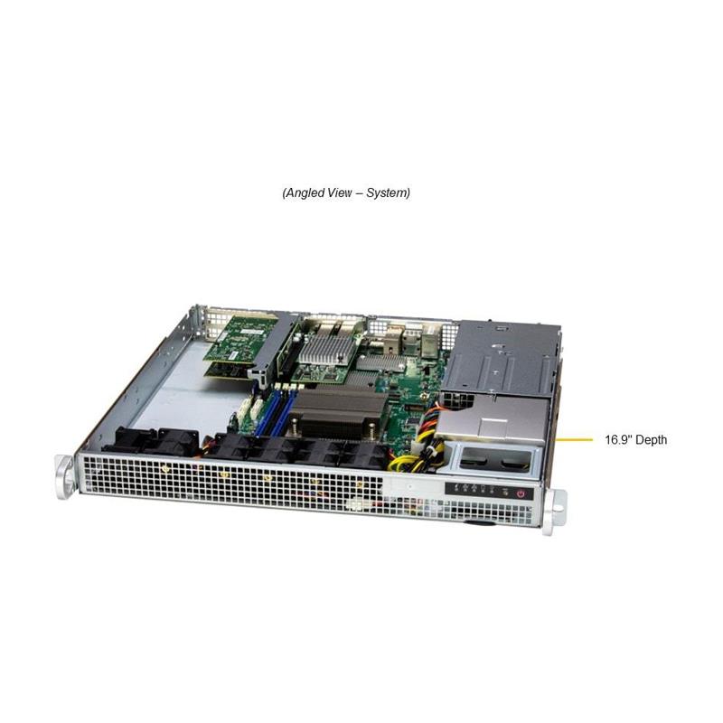 Supermicro SYS-111AD-WRN2 IoT 1U Barebone Single Intel Core i9/i7/i5/i3 Processors 14th/13th/12th Generation | NEW