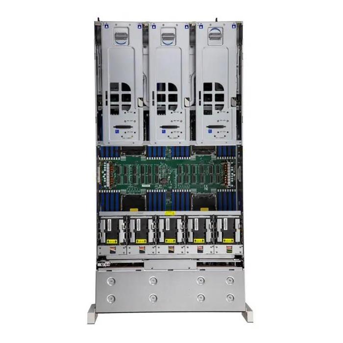 Supermicro SYS-442B-NR MP 4U Barebone mit vier Intel Xeon 6700 Prozessoren mit P-Kernen (4- oder 8-Sockel) | NEU