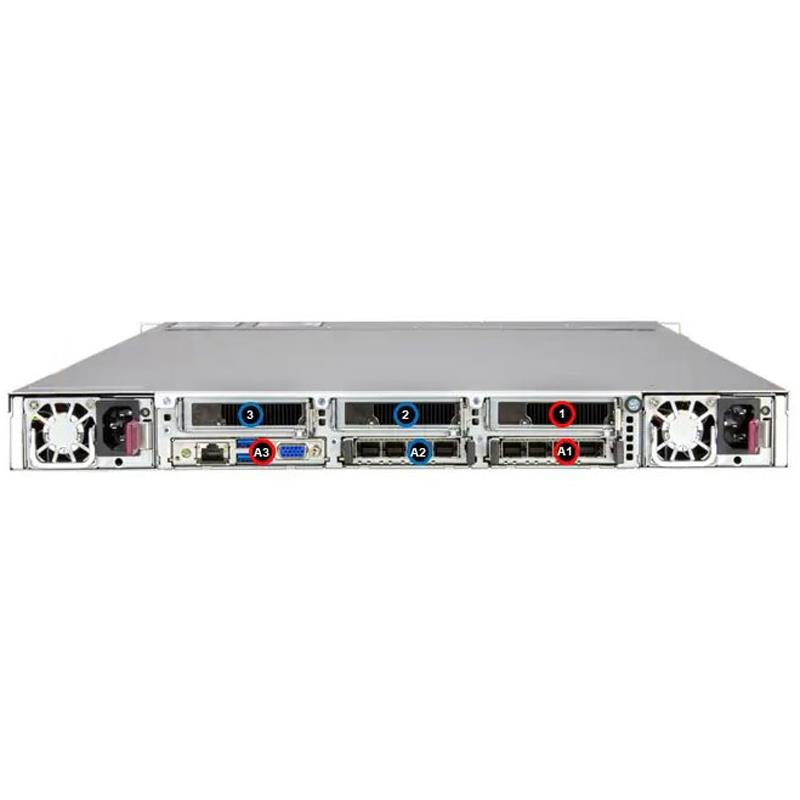 Supermicro SYS-122C-TN CloudDC 1U 베어본 듀얼 Intel Xeon 6700/6500 시리즈 프로세서(P-코어 포함) 또는 6700 시리즈 프로세서(E-코어 포함) | 새로운