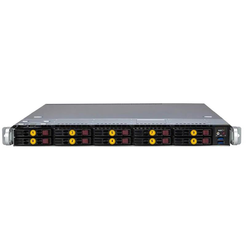 Supermicro AS-1115SV-WTNRT 1U WIO A+ ベアボーン シングル AMD EPYC 8004 シリーズ プロセッサ |新しい