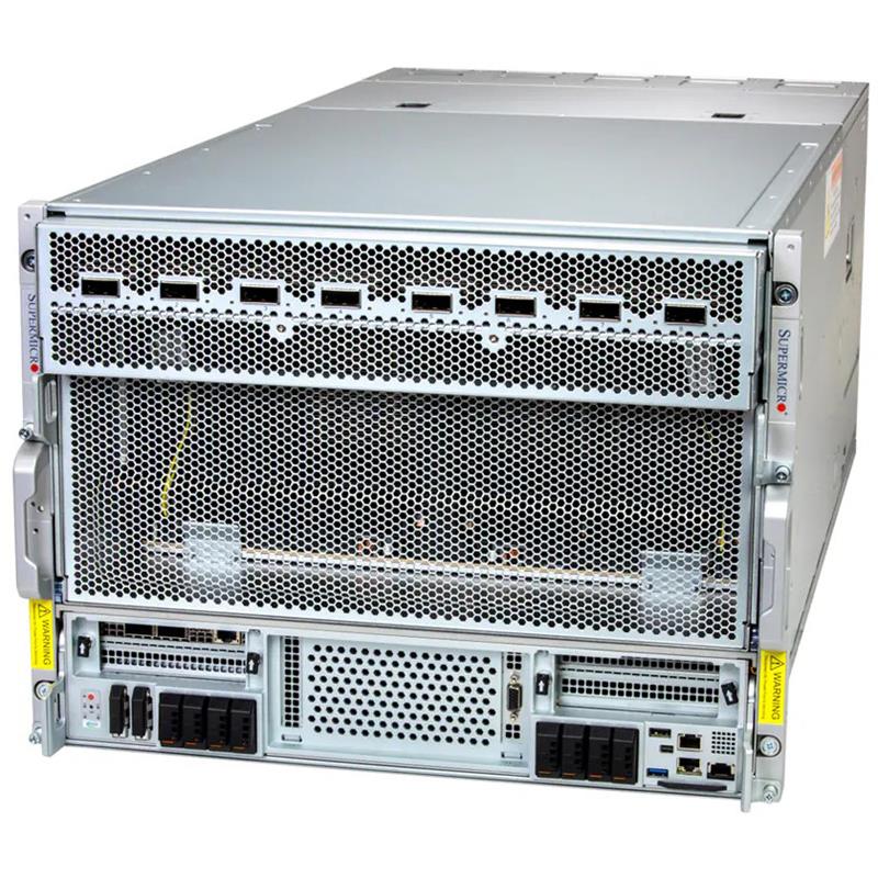 Supermicro SYS-822GS-NB3RT GPU 8U Bộ xử lý Intel Xeon 6700-series Barebone kép có lõi P | MỚI