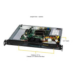 Supermicro SYS-511R-ML UP Mini-1U 准系统单英特尔至强 E-2400 系列处理器 |新的