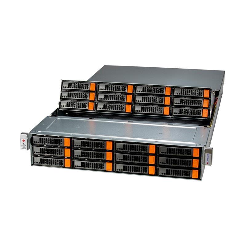 Supermicro SSG-521E-E1CR24L 企業最佳化儲存 2U 準系統單英特爾至強可擴充第四代和第五代處理器 |新的