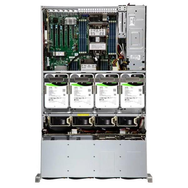 Supermicro SSG-621E-ACR16H 2U Bộ lưu trữ tối ưu hóa dành cho doanh nghiệp Barebone Bộ xử lý Intel Xeon có khả năng mở rộng kép thế hệ thứ 5 và thứ 4 | MỚI