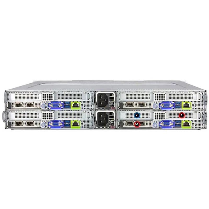 Supermicro SYS-222BT-HER BigTwin 2U Barebone Dual Intel Xeon 6700/6500 Series Prozessoren mit P-Cores oder 6700 Series Prozessoren mit E-Cores | NEU