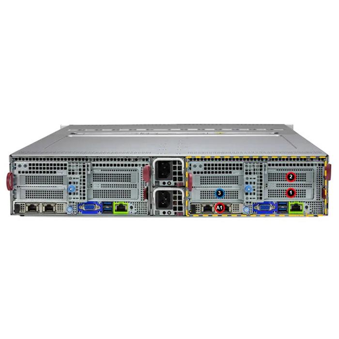 Supermicro SYS-622BT-DNC8R BigTwin 2U Barebone Hai nút có thể cắm nóng Bộ xử lý kép Intel Xeon 6700 Series có lõi E | MỚI