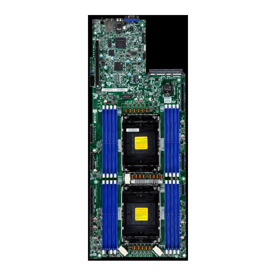 Supermicro SYS-222BT-DNR BigTwin 2U Barebone Hai nút có thể cắm nóng Bộ xử lý kép Intel Xeon 6 6700 Series có lõi E | MỚI
