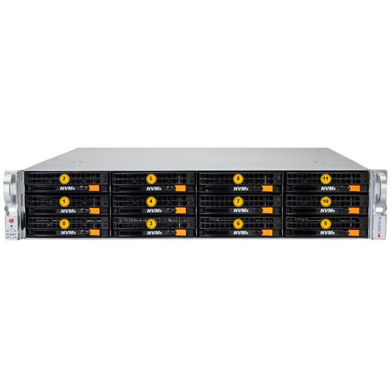Supermicro SSG-522B-ACR12L UP Storage 2U Barebone Single Intel Xeon 6700/6500 Series Processors With P-cores Or 6700 Series Processors With E-cores | NEW