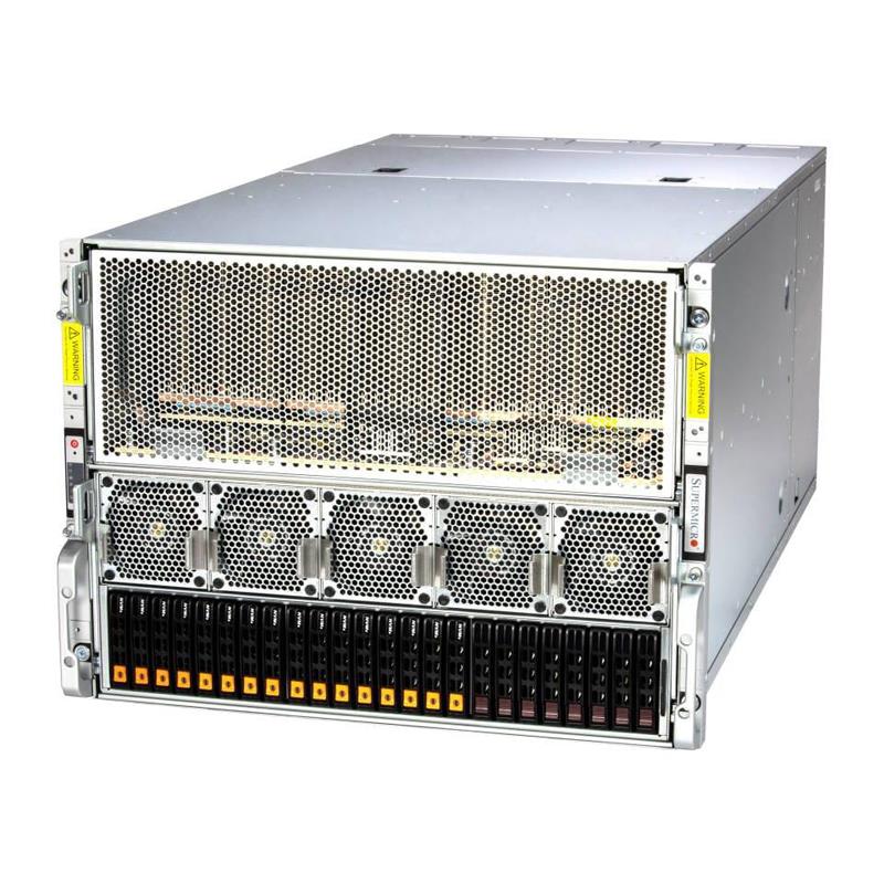 Supermicro AS-8125GS-TNMR2 GPU 8U Bộ xử lý lõi kép AMD EPYC 9004 Series | MỚI
