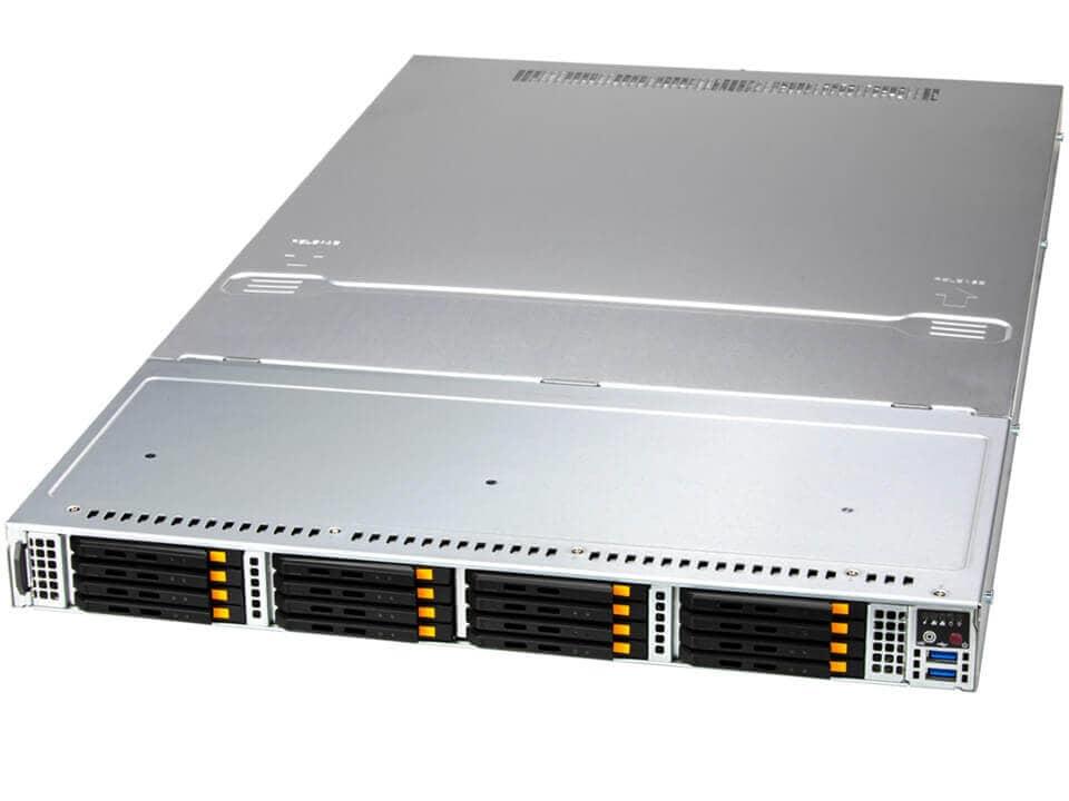 Supermicro SSG-121E-NE316R オール フラッシュ ストレージ 1U ベアボーン デュアル Intel Xeon スケーラブル プロセッサ 第 5/4 世代 |新しい