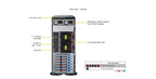 Supermicro SYS-741A-T Station de travail DP 4U Tour Rackmount Double processeurs Intel Xeon évolutifs de 4e et 5e génération | NOUVEAU