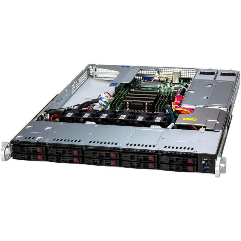 Supermicro AS-1115SV-WTNRT 1U WIO A+ ベアボーン シングル AMD EPYC 8004 シリーズ プロセッサ |新しい