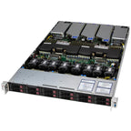 Supermicro SYS-122C-TN CloudDC 1U 베어본 듀얼 Intel Xeon 6700/6500 시리즈 프로세서(P-코어 포함) 또는 6700 시리즈 프로세서(E-코어 포함) | 새로운