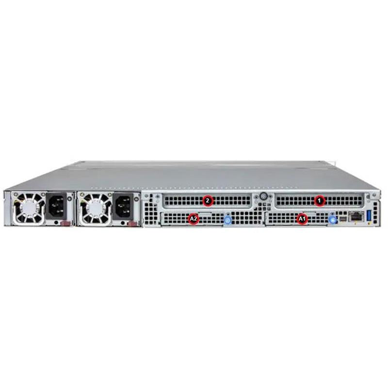 Supermicro ARS-121L-NE316R 1U 儲存準系統嵌入式 NVIDIA Grace CPU Superchip（雙封裝）144 ARM v9 核心 TDP 500W |新的 主圖