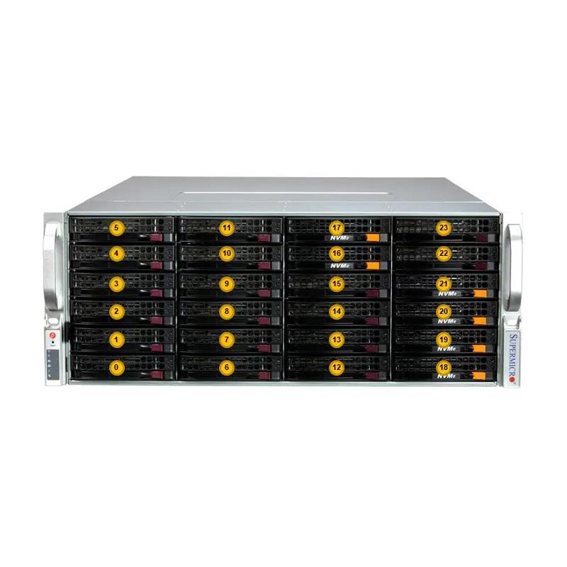 Supermicro SSG-641E-E1CR36L 4U 存储准系统双英特尔至强可扩展处理器第 4 代和第 5 代 |新的 主图