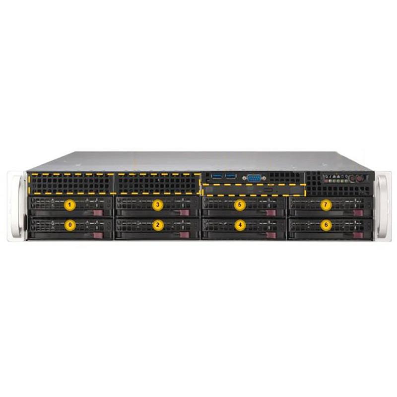 Supermicro SYS-622B-TRT Grand public 2U Barebone double processeurs Intel Xeon série 6700/6500 avec cœurs P ou processeurs série 6700 avec cœurs E | NOUVEAU